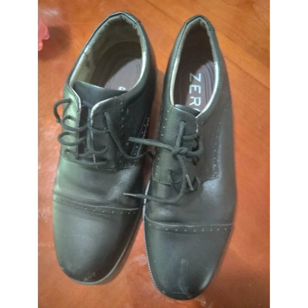 Cole Haan Zerogrand Mens Black Leather Cap Toe Oxford Dress‎ Shoes SRM1020 ,